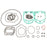Kimpex Top Gasket Set Fits Ski-doo - 400622