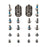 LEATT C-Frame Complete Bolt Kit