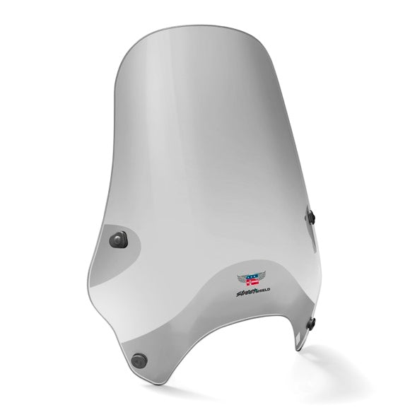 National Cycle Street Shield Windshield, U-Clamp Mount Fits Honda, Fits Kawasaki, Fits Suzuki, Fits Yamaha, Fits BMW, Fits Harley-Davidson, Fits Triumph, Fits Ducati