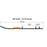 WOODYS Executive Carbide Runner Steel Ski - Fits Ski-doo