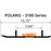 WOODYS Trail Blazer IV Carbide Runner IQ2 Trak, Steel Ski, Sans selle & composite, EZ Steer - Fits Polaris