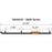 WOODYS Extender Trail III Carbide Runner Fits Yamaha
