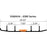 WOODYS Extender Trail III Carbide Runner 8HG Single Keel - Fits Yamaha