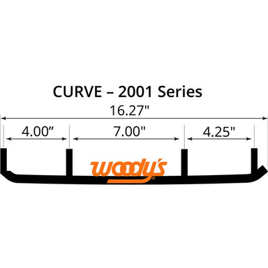 WOODYS Extender Trail III Carbide Runner Curve XM