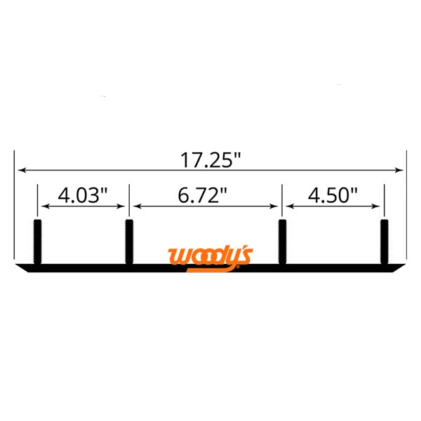 WOODYS Mountain Maverick Carbide Runner XPT, Pilot R2 - Fits Polaris