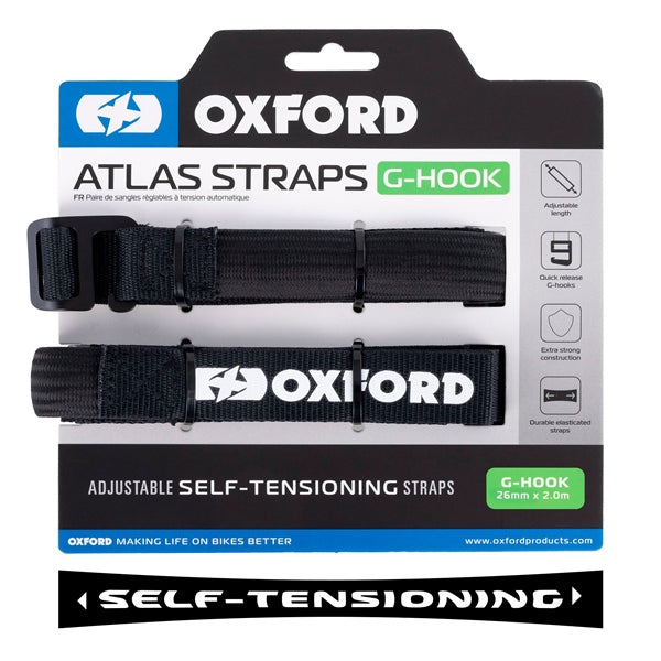 Oxford Products Atlas G-Hook Straps 2 m