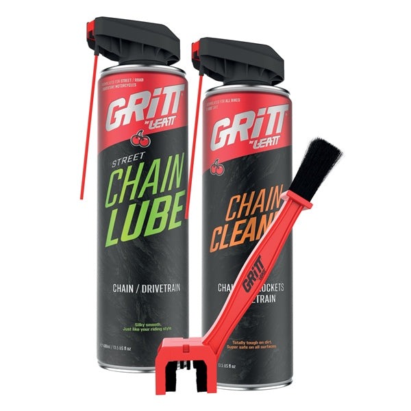 GRITT Drivetrain Clean & Lube Kit for Moto Street