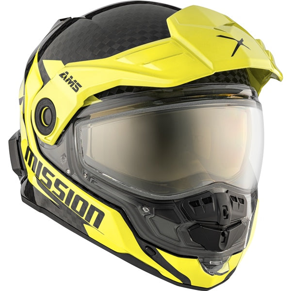 CKX Mission Free-Face Helmet - Carbon Alaska