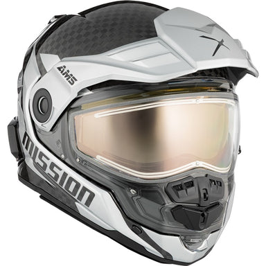 CKX Mission Free-Face Helmet - Carbon Alaska