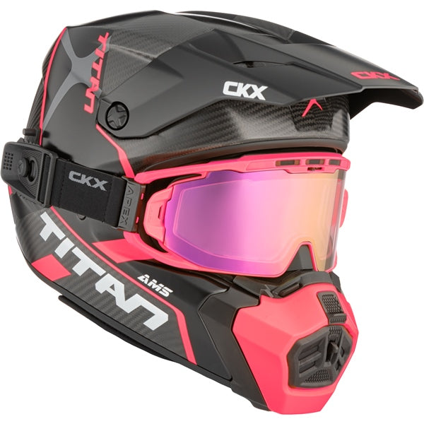 CKX Titan AMS Carbon Helmet Conrod - Apex Goggle included