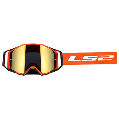 LS2 Netic Goggle High visibility Orange