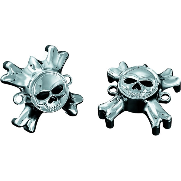 Kuryakyn Replacement Grip Emblems with Throttle