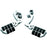 Kuryakyn Longhorn Offset Dually ISO Peg With Clamp
