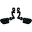 Kuryakyn Longhorn Trident Offset Pegs With Clamp