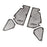 DRT Motorsports Side Air Intake Vent Set