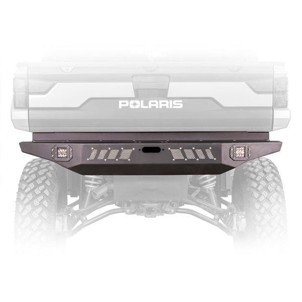 DRT Motorsports Polaris Ranger Winch Bumper Rear - Steel - Fits Polaris