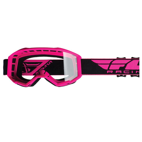 Fly Racing Youth Focus Goggle Orange / Pink / Yellow / White / Blue / Green