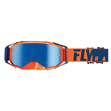 Fly Racing Zone Pro Goggle Orange/Blue by Alpine Powersports 