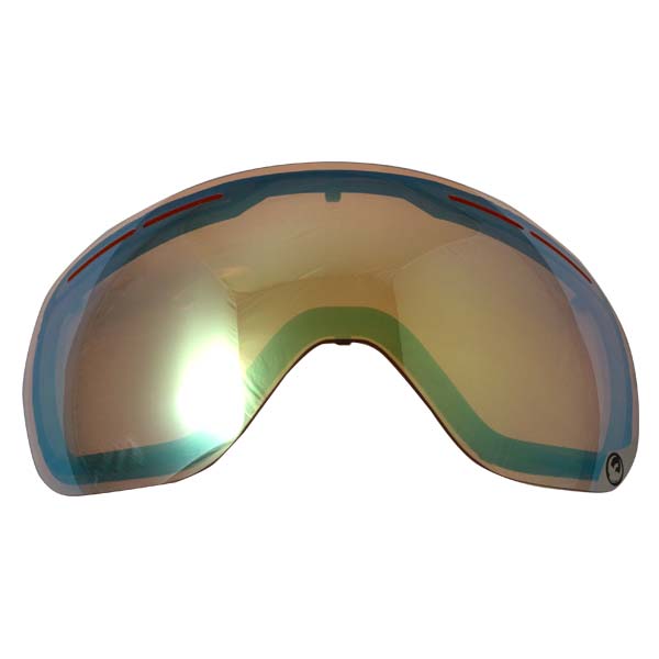 Dragon X1S Gold ION Snow Lens by Alpine Powersports 