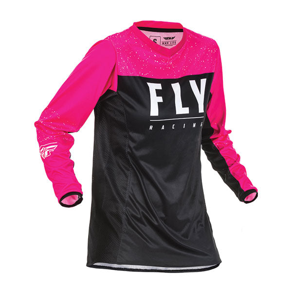 Fly Racing Women's Lite Jersey Blue / Pink / Black