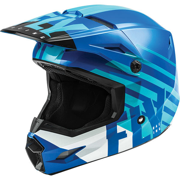 Fly Kinetic Thrive Youth Helmet Blue by Alpine Powersports 