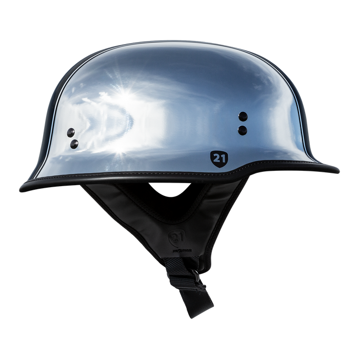 Highway 21 9mm German Beanie Half Dome Motorcycle Helmet — Alpine Powersports