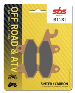SBS 611SI / 638SI  Front Brake Pads Can-Am / Kawasaki / Yamaha /CF Moto (FA135 / FA165 Style)