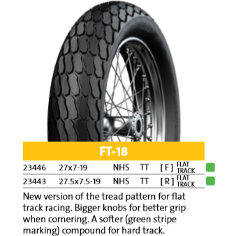 Mitas FT-18 Flat Track Tire