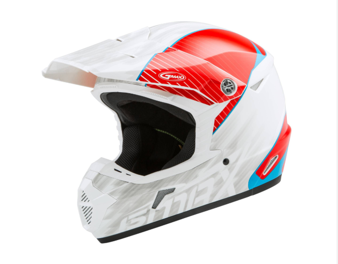GMAX MX46 Colfax Helmet Grey / Blue / Red