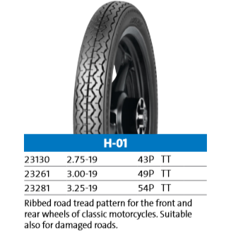 Mitas H-01 Front Vintage/Classic Motorcycle Tire
