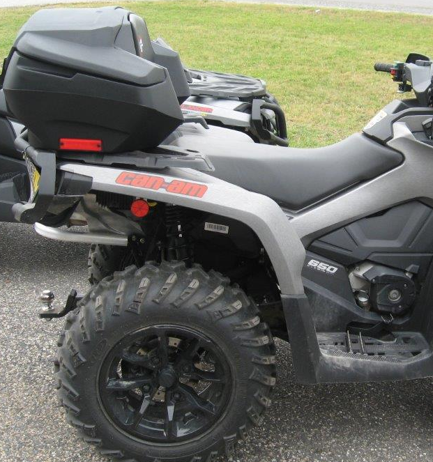 ATV Storage Box Expedition With Backrest