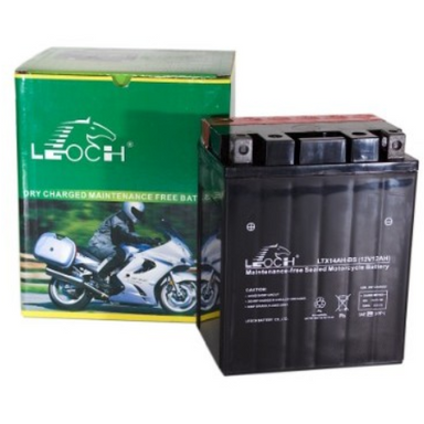 EBX14AH-BS ATV / Motorcycle AGM Battery by Alpine Powersports 