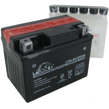 EBX4L-BS Youth ATV / Motorcycle AGM Battery by Alpine Powersports 